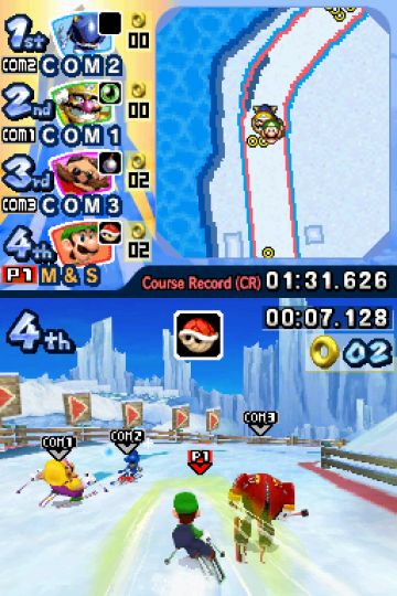 Immagine 10 del gioco Mario & Sonic ai Giochi Olimpici Invernali per Nintendo DS